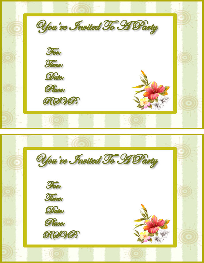 Free Birthday Invitation Maker
 free girls season invitations free printable invitation