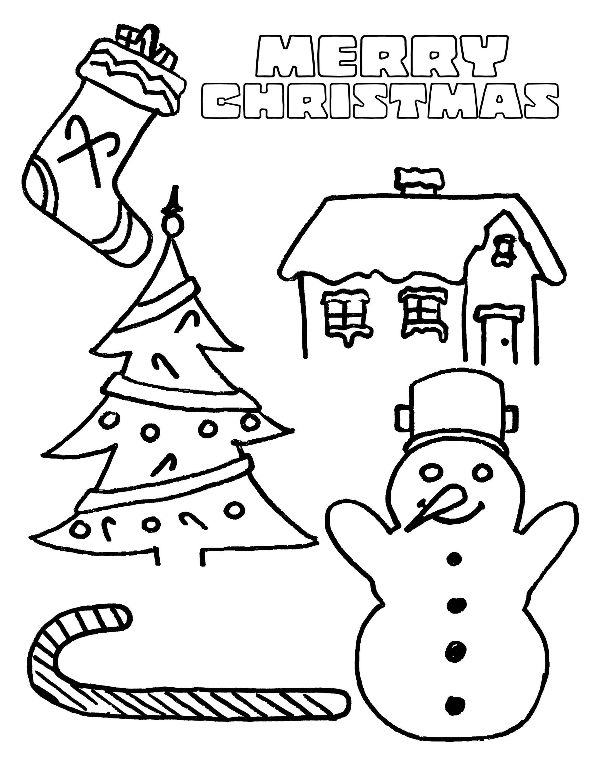 Free Christmas Coloring Pages For Kids
 Party Simplicity free Christmas coloring page for kids