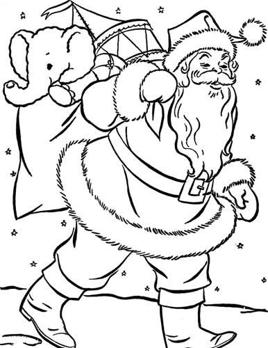 Free Christmas Coloring Pages For Kids
 Christmas colouring pages for kids christmas colouring in