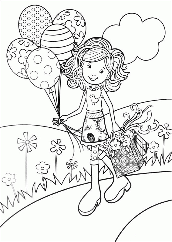 Free Coloring Pages Of Girls
 Groovy Girls Coloring Pages