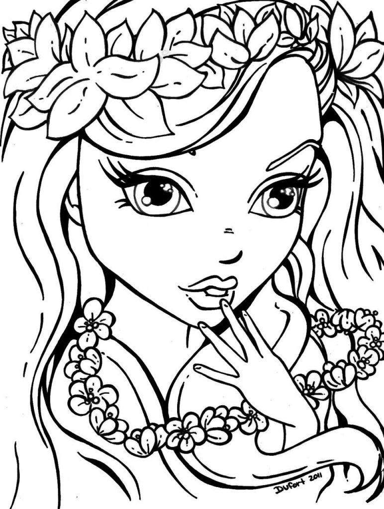 Free Coloring Pages Of Girls
 Coloring Pages for Girls Best Coloring Pages For Kids