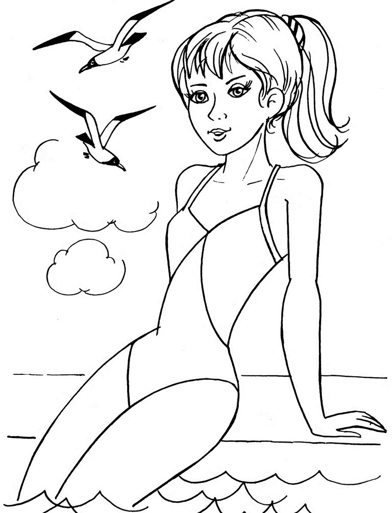 Free Coloring Pages Of Girls
 La s Coloring Pages to and print for free