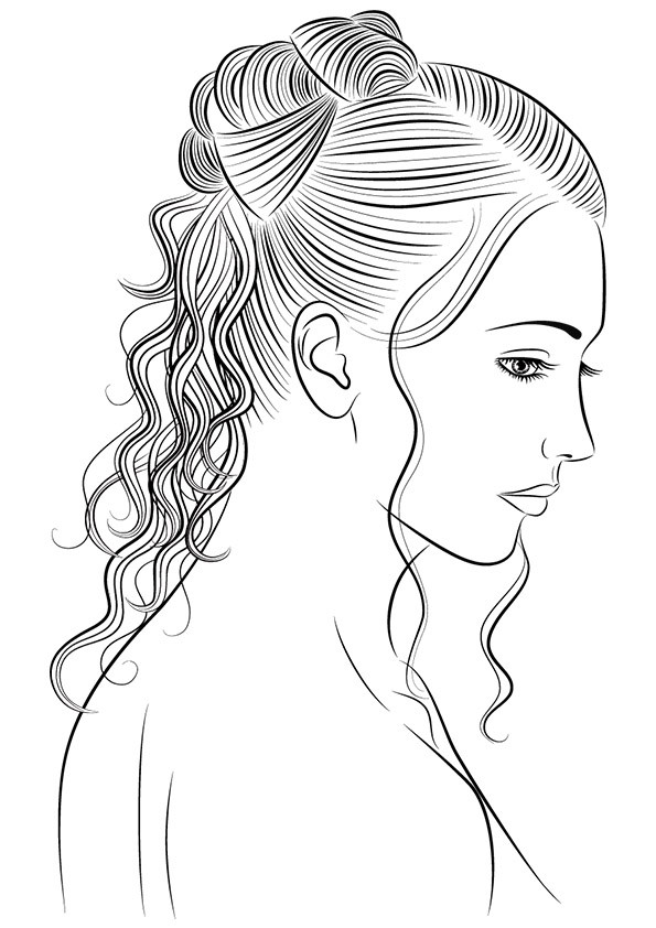 Free Coloring Pages Of Girls
 Free Printable Coloring Pages for Girls