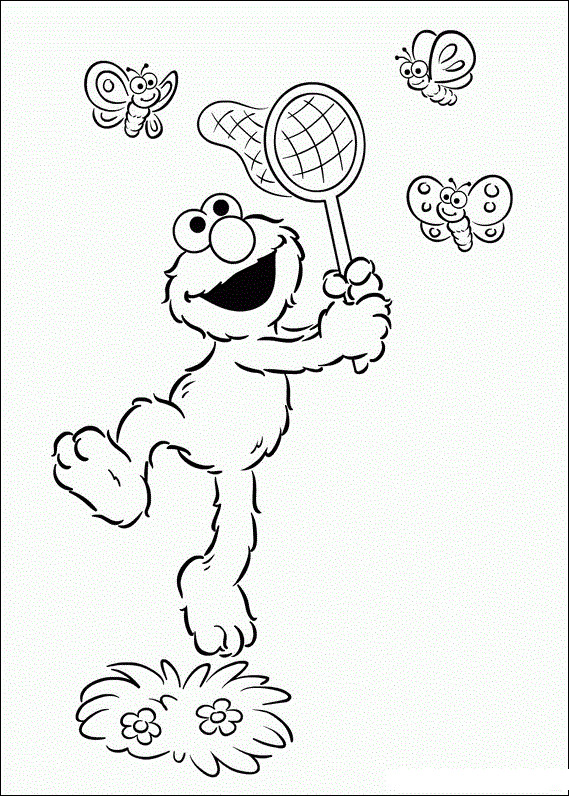 Free Coloring Sheets For Toddlers
 Free Printable Elmo Coloring Pages For Kids