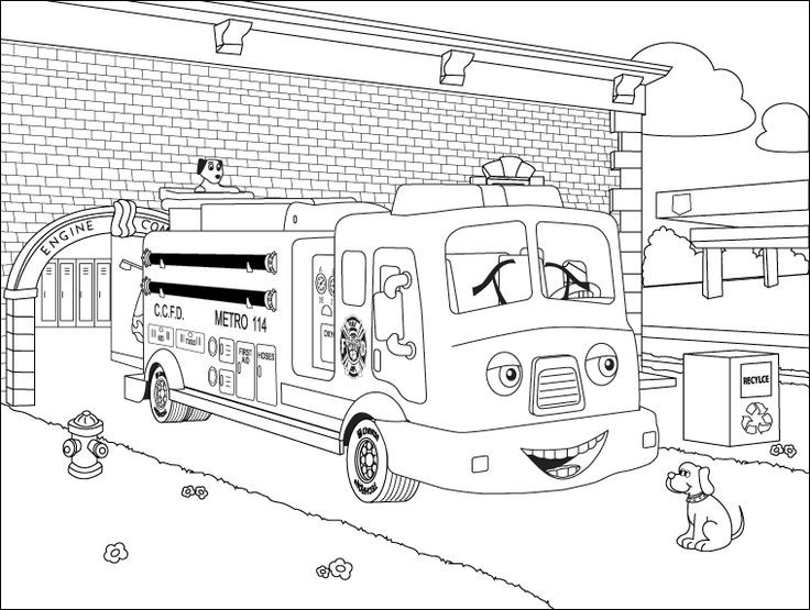 Free Fire Truck Coloring Pages Printable
 8 best Military Vehicles Coloring Pages images on