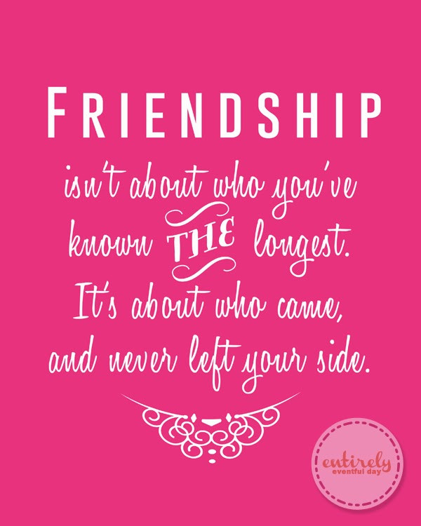 Free Friendship Quotes
 Friendship isn t About Who You ve Known the Longest