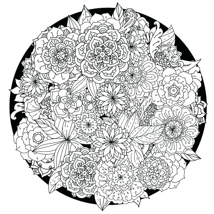Free Mandala Coloring Pages For Adults
 Flower Mandala Coloring Pages Best Coloring Pages For Kids