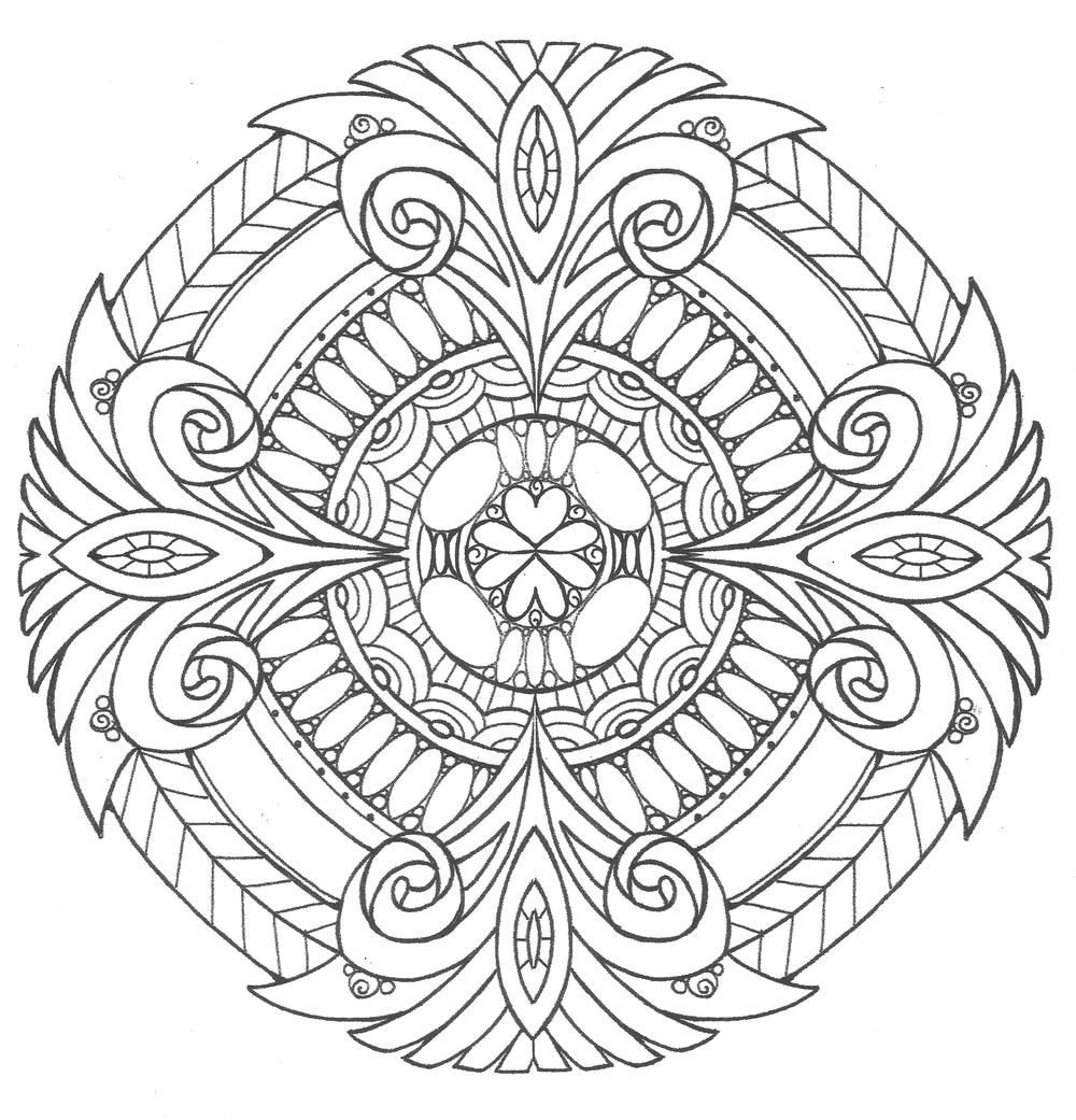 Free Mandala Coloring Pages For Adults
 Pure Royalty Adult Coloring Page