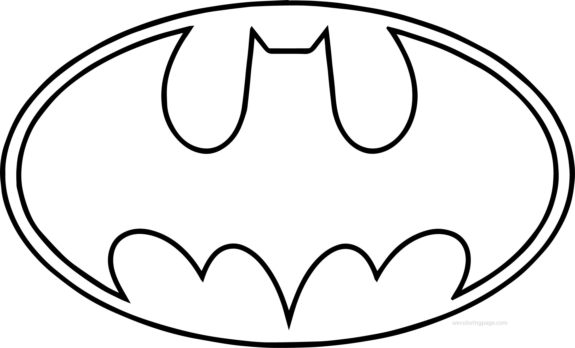 21 Best Free Printable Batman Logo Coloring Pages - Home, Family, Style ...