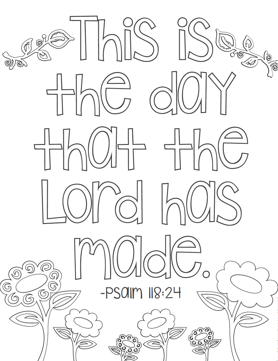 Free Printable Bible Coloring Pages
 Free Bible Verse Coloring Pages