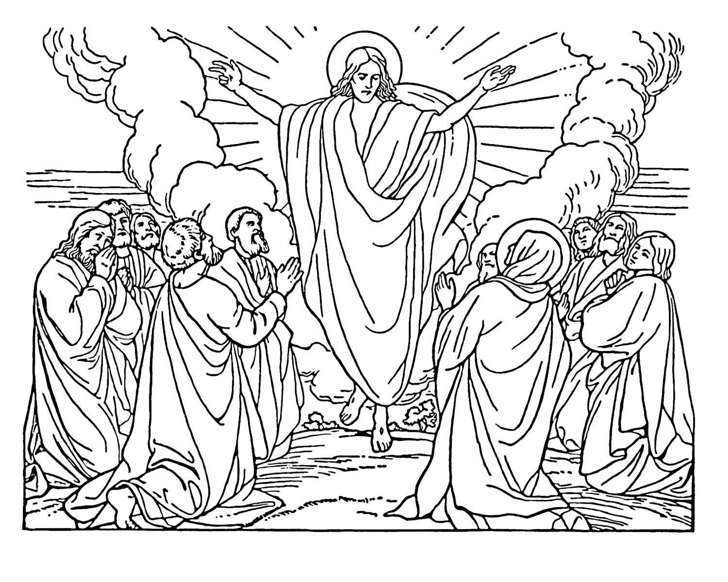 Free Printable Bible Coloring Pages
 Bible Coloring Pages Teach your Kids through Coloring