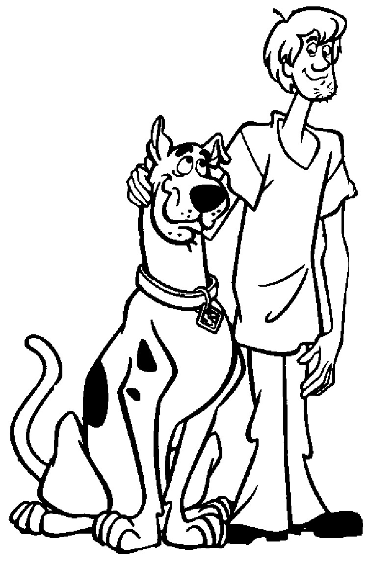 Free Printable Coloring Pages For Toddlers
 Free Printable Scooby Doo Coloring Pages For Kids