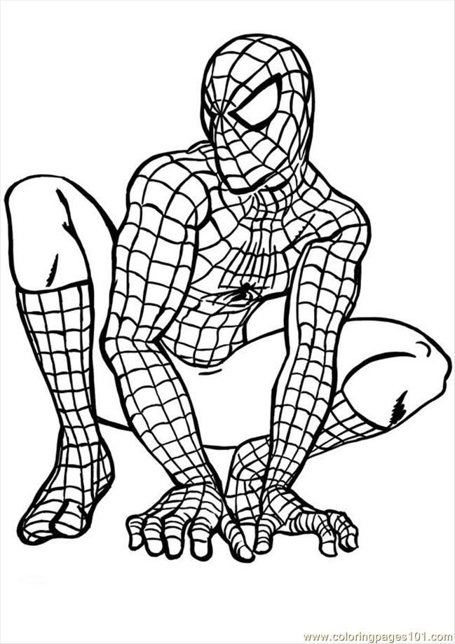 Free Printable Coloring Sheets For Boys
 spiderman coloring pages pdf