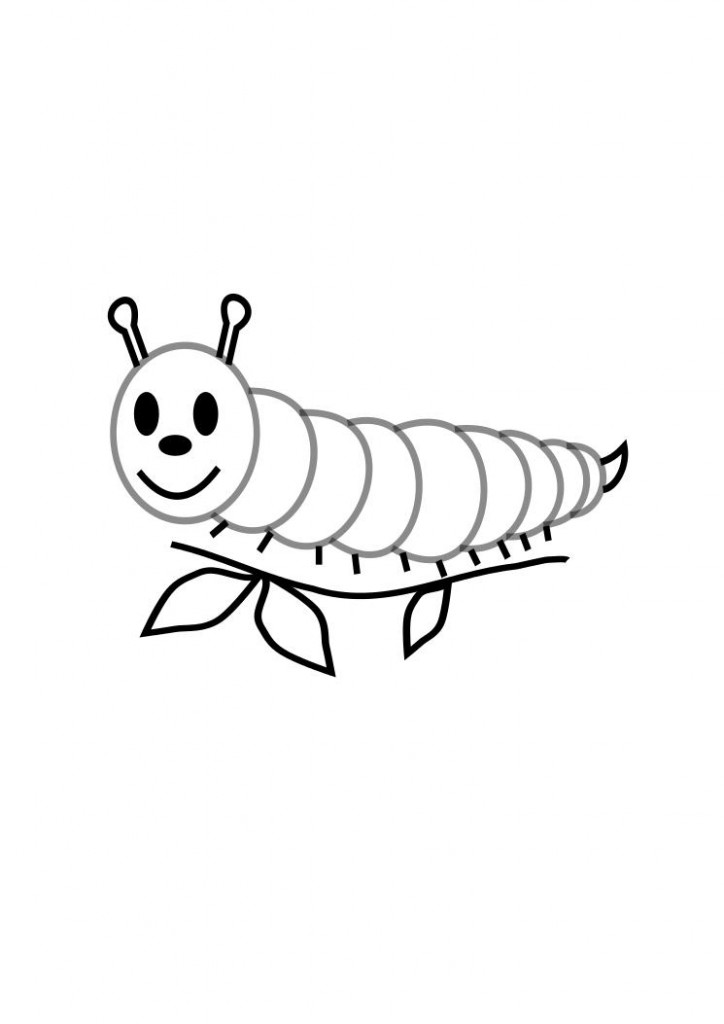 Free Printable Coloring Sheets For Toddlers
 Free Printable Caterpillar Coloring Pages For Kids