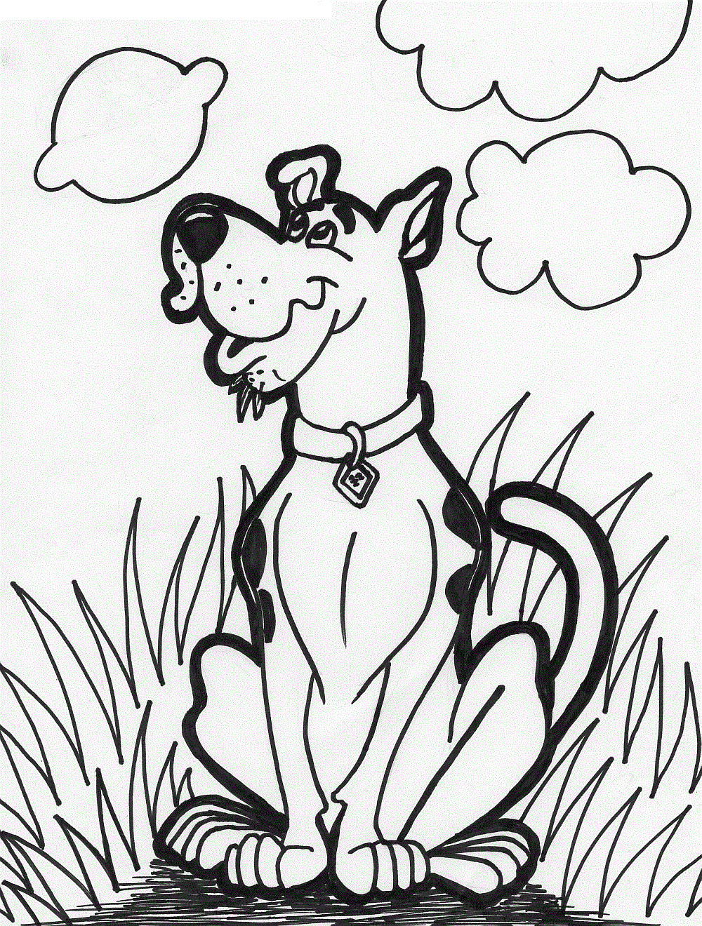 Free Printable Coloring Sheets For Toddlers
 Free Printable Scooby Doo Coloring Pages For Kids