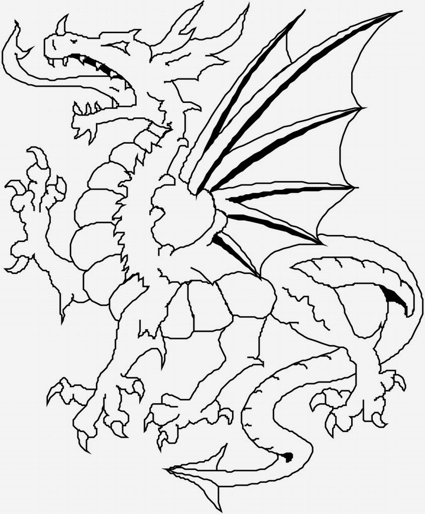 Free Printable Dragon Coloring Pages
 Coloring Pages Dragon Coloring Pages Free and Printable