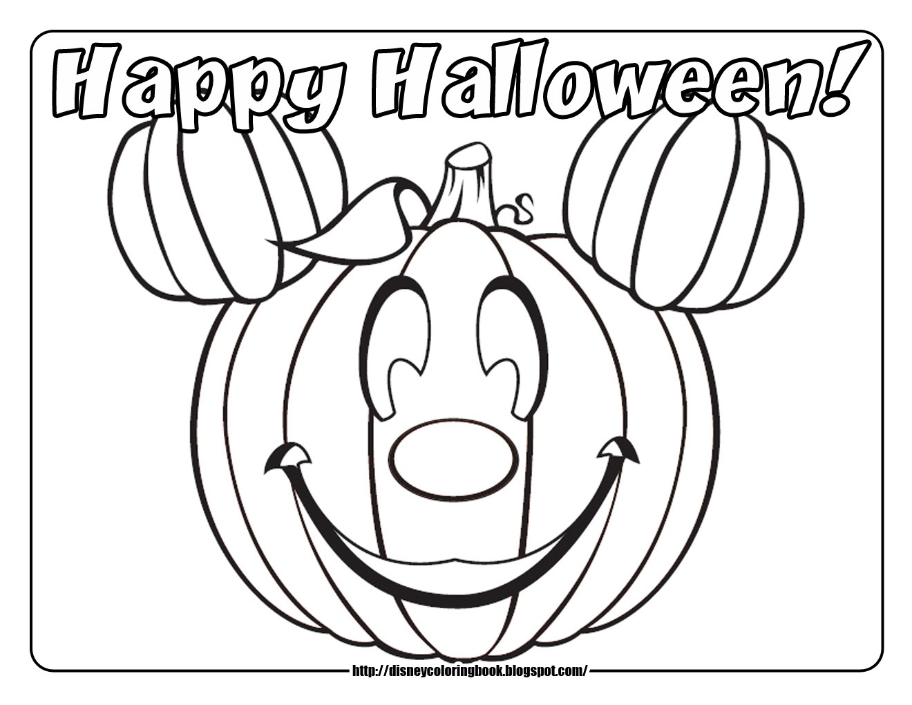 Free Printable Halloween Coloring Pages
 Disney Coloring Pages and Sheets for Kids