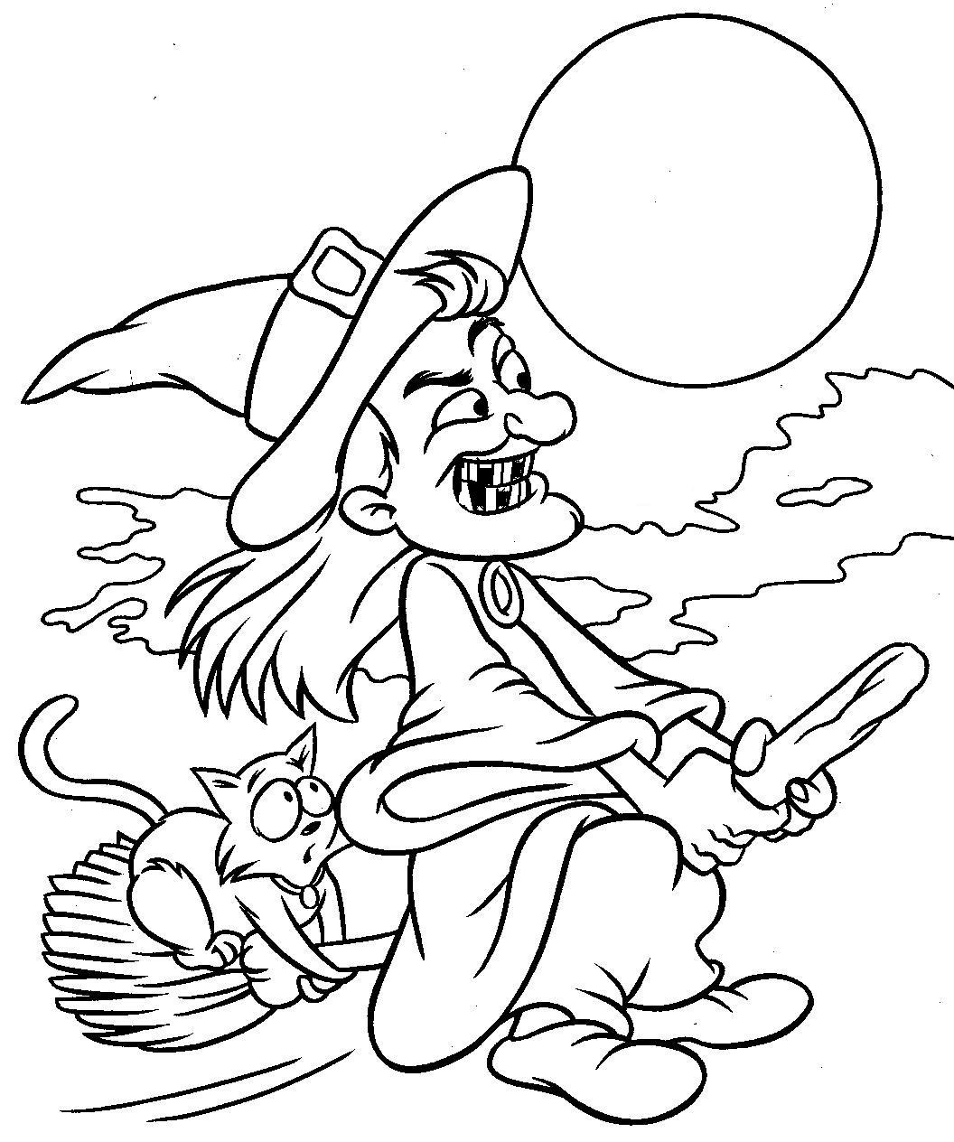Free Printable Halloween Coloring Pages
 coloring Halloween coloring pics
