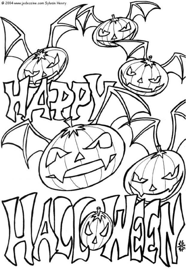 Free Printable Halloween Coloring Pages
 Free Printable Halloween Coloring Pages For Kids