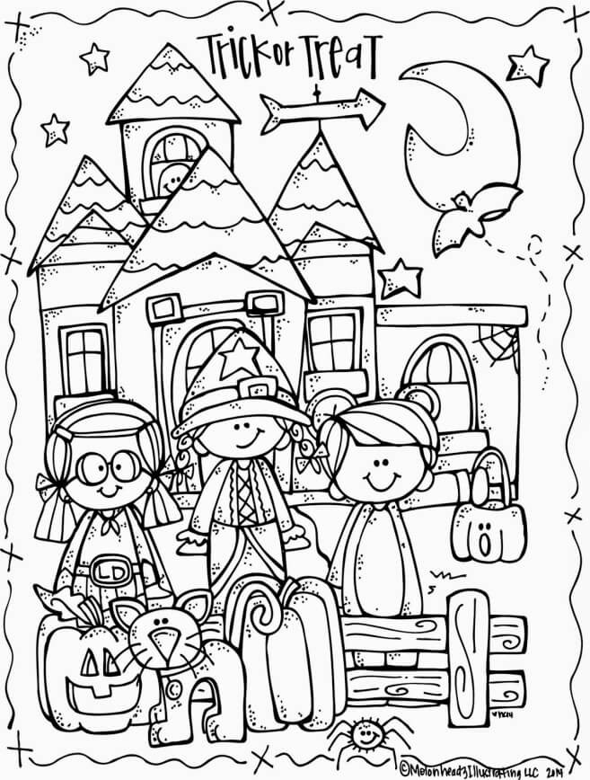 Free Printable Halloween Coloring Pages
 5 Fun Free Halloween Printables EverydayFamily