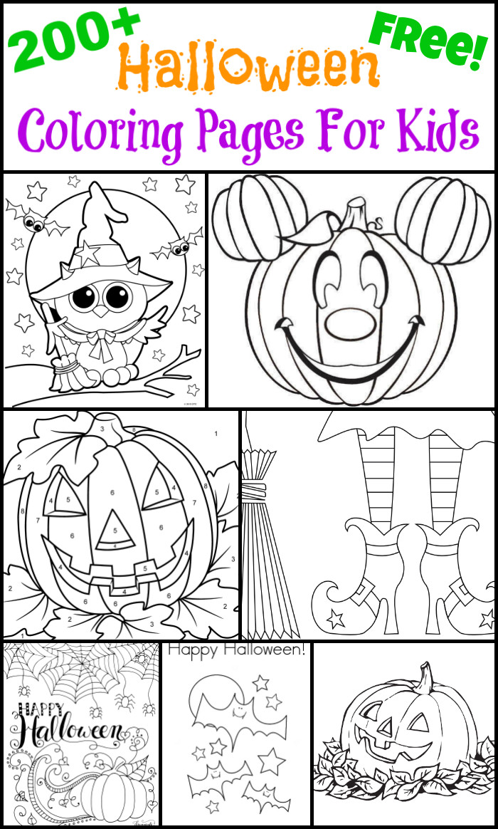 Free Printable Halloween Coloring Pages
 200 Free Halloween Coloring Pages For Kids The Suburban Mom