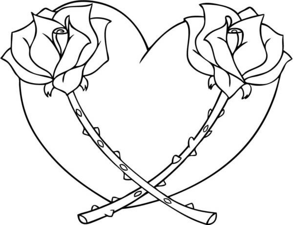 Free Printable Heart Coloring Pages
 20 Free Printable Hearts Coloring Pages