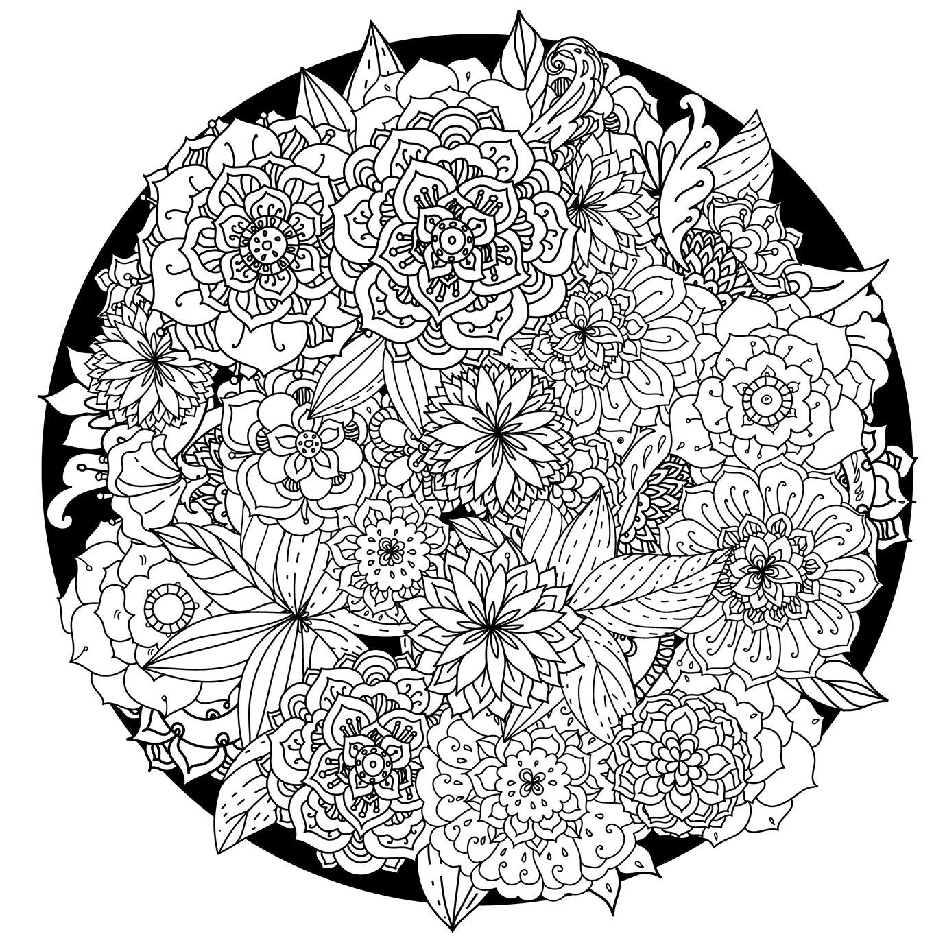 Free Printable Mandalas Coloring Pages Adults
 These Printable Abstract Coloring Pages Relieve Stress And
