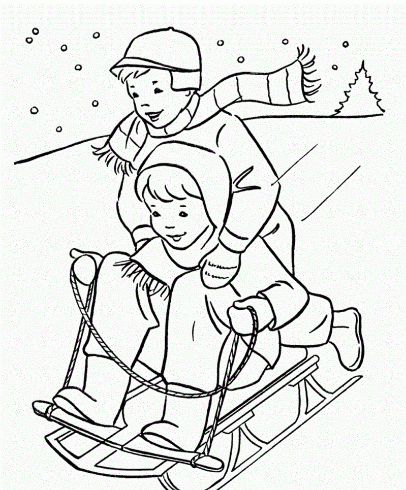 Free Printable Winter Coloring Pages
 Free Printable Winter Coloring Pages