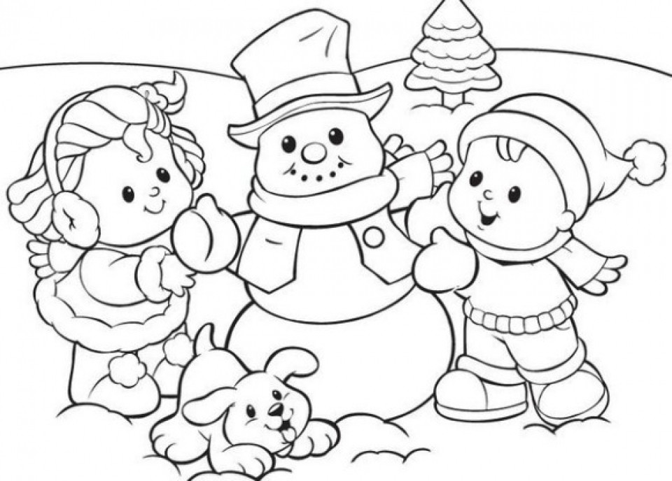 Free Printable Winter Coloring Pages
 20 Free Printable Winter Coloring Pages