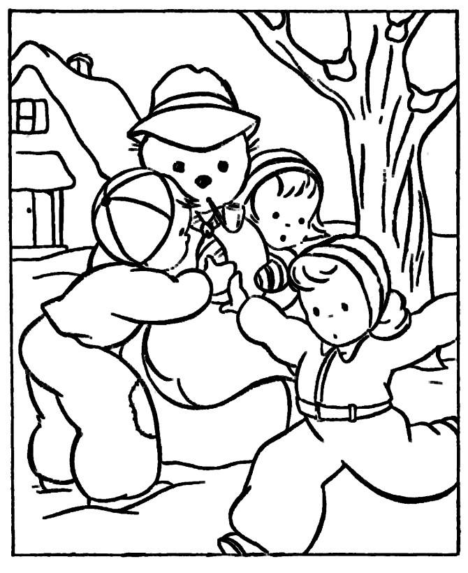 Free Printable Winter Coloring Pages
 Winter Coloring Pages 2018