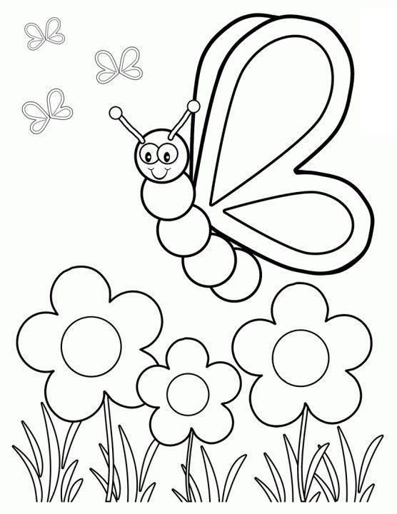 Free Spring Coloring Pages For Kids
 Top 35 Free Printable Spring Coloring Pages line