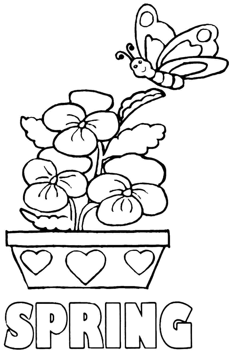 Free Spring Coloring Pages For Kids
 Free Spring Coloring Pages For Kids at GetDrawings