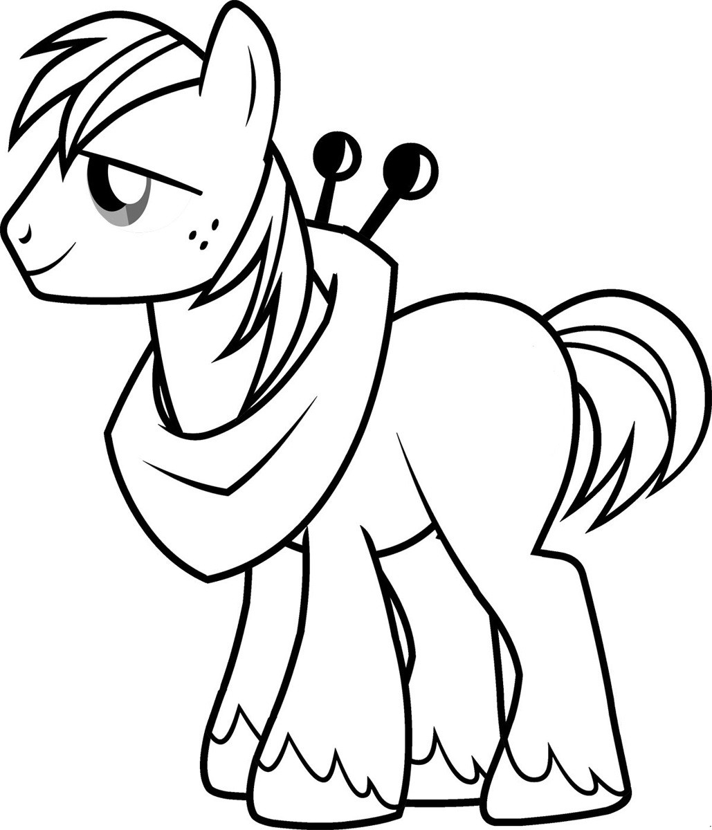 Freee Printable Coloring Pages
 Ponies from Ponyville coloring pages free printable