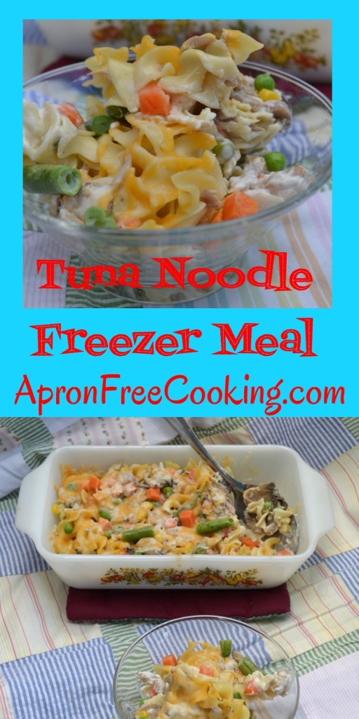 Freezer Tuna Casserole
 Tuna Noodle Freezer Meal • Apron Free Cooking