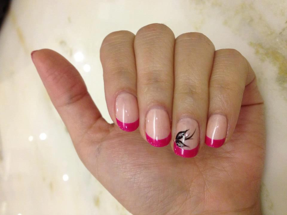 French Manicure Nail Designs
 Colored French Manicure