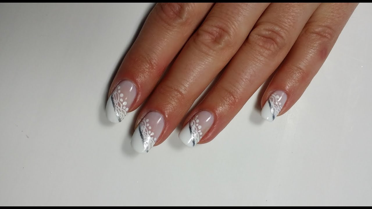 French Manicure Nail Designs
 Lace French Manicure Wedding Nails ️‍ Nail Art Tutorial