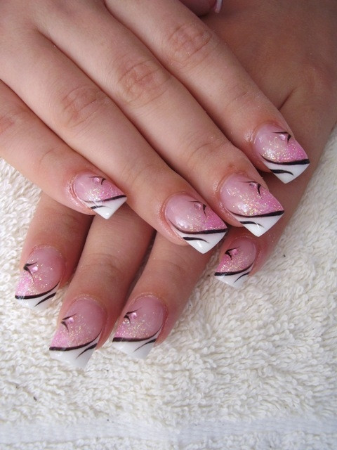 French Manicure Nail Designs
 Latest French Manicure Designs