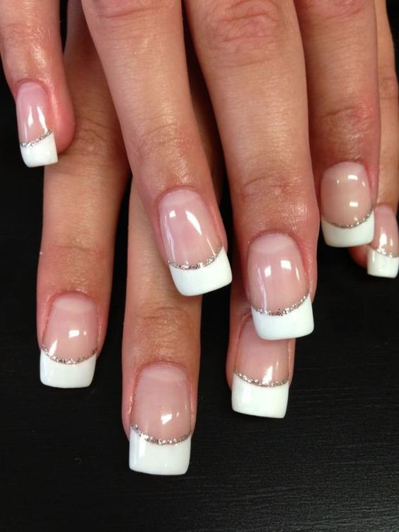 French Manicure Nail Designs
 Top 40 Unique French Acrylic Nails