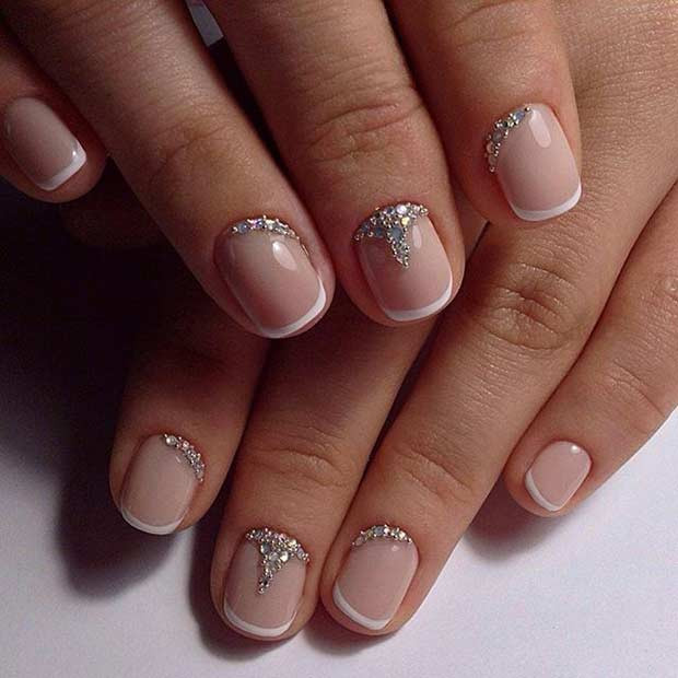 French Manicure Nail Designs
 51 Cool French Tip Nail Designs