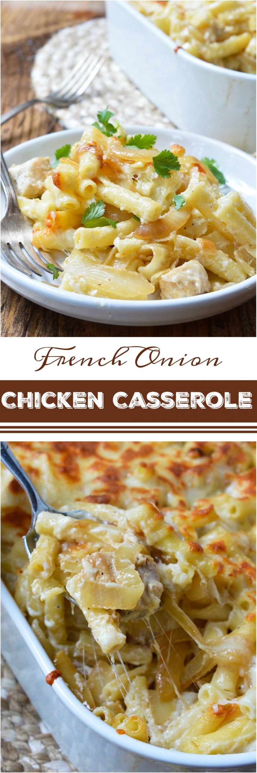 French Onion Casserole
 French ion Chicken Casserole WonkyWonderful