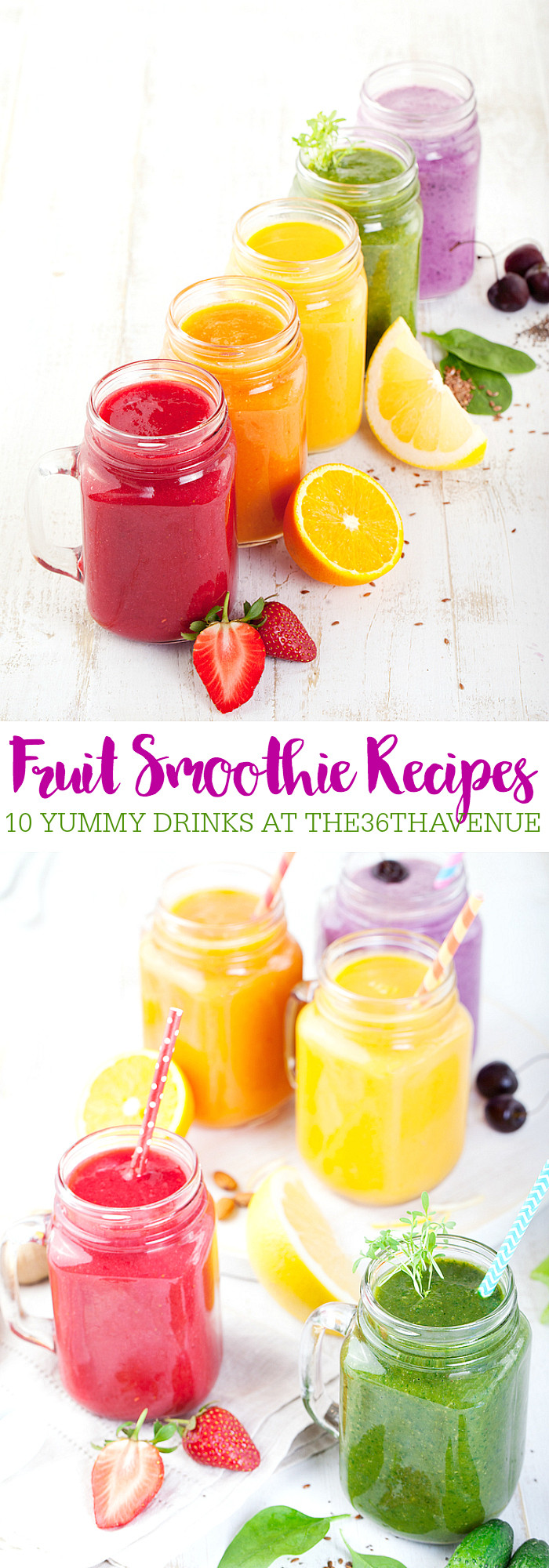 Fresh Fruits Smoothies Recipes
 Smoothie Recipes Fresh Fruit Drinks The 36th AVENUE