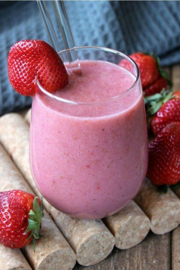 Fresh Fruits Smoothies Recipes
 Dairy Free Strawberry Smoothie Recipe Vegan in the Freezer