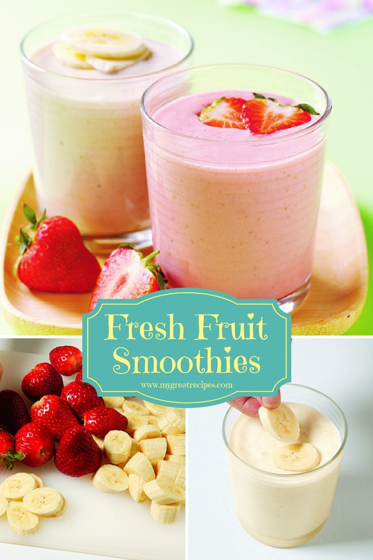 Fresh Fruits Smoothies Recipes
 253 best Cooking & Recipes‎ images on Pinterest