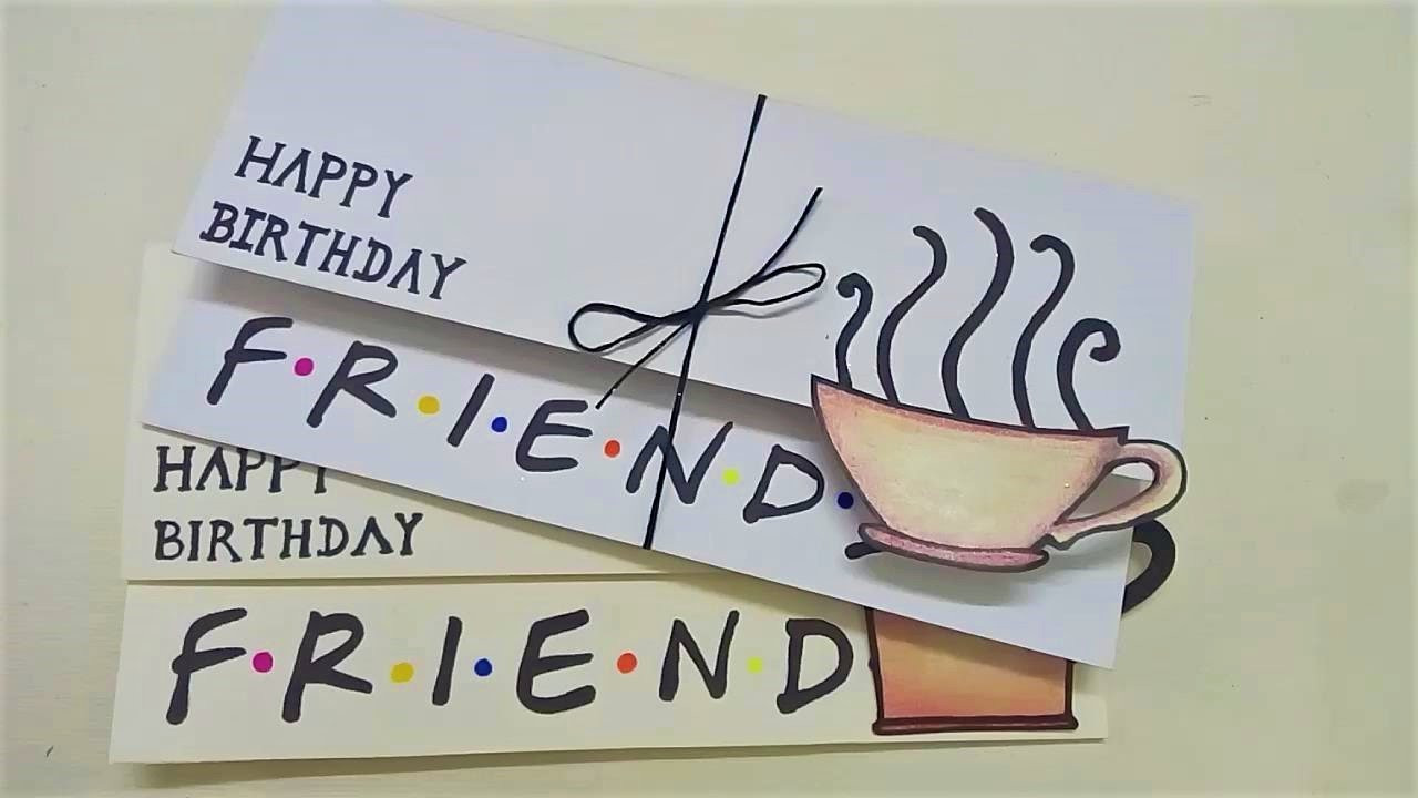 Friends Birthday Cards
 Simple Birthday Card for friends FRIENDS DIY