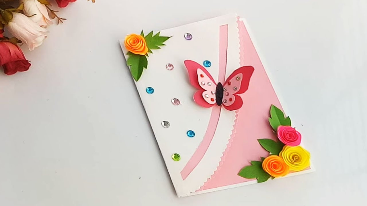 Friends Birthday Cards
 How to make Special Butterfly Birthday Card For Best