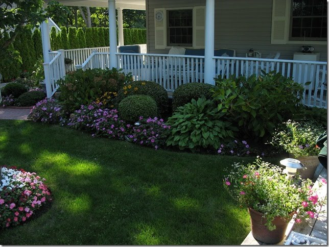Front Porch Landscape Design
 First A Dream Porch and Garden Party 5