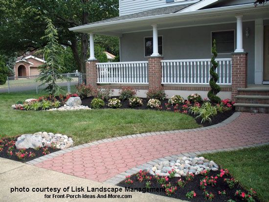 Front Porch Landscape Design
 Front Yard Landscape Designs with Before and After