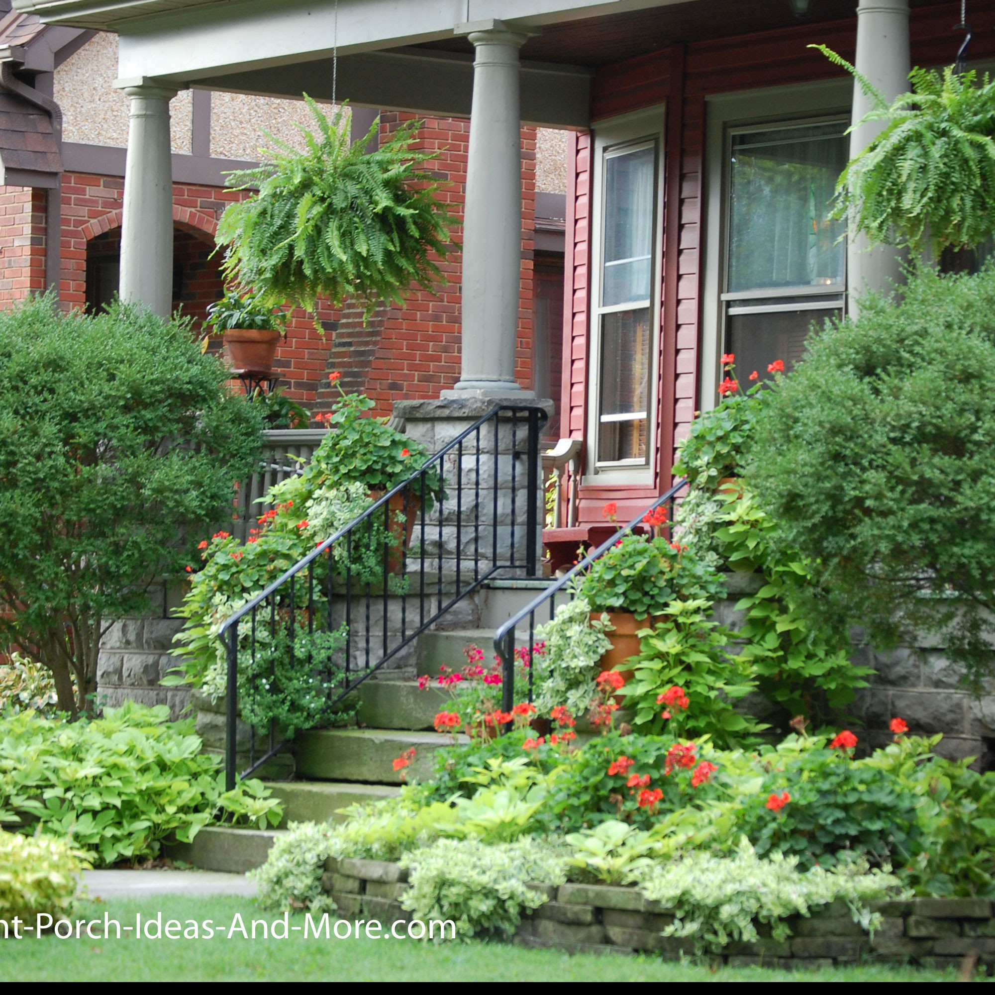 Front Porch Landscape Design
 Porch Landscaping Ideas for Your Front Yard and More