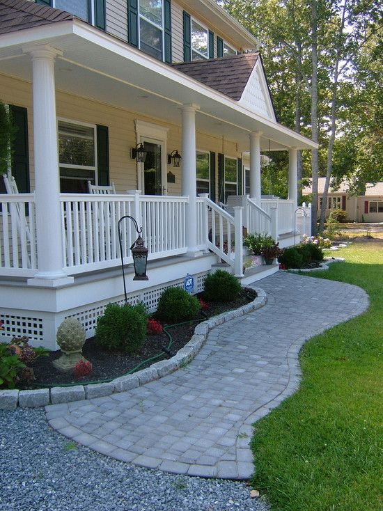 Front Porch Landscape Design
 Traditional Exterior Front Porch Design Remodel