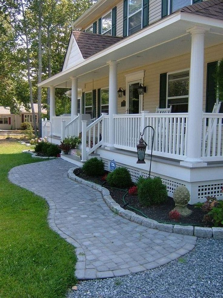 Front Porch Landscape Designs
 54 beautiful landscape ideas for front of house 50